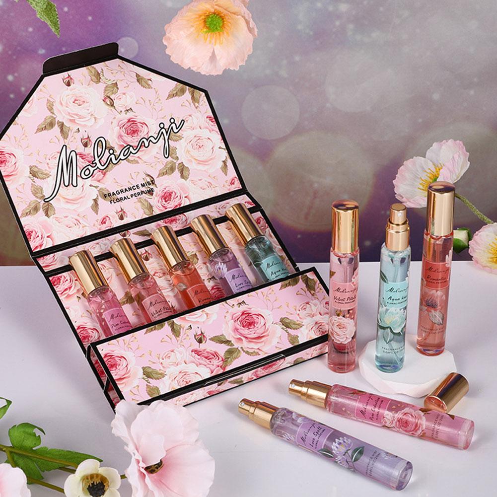Home Fragrance Gift - Klassieke Rozenparfum Vrouwengeschenkset Vijfdelig Bloemige Geur