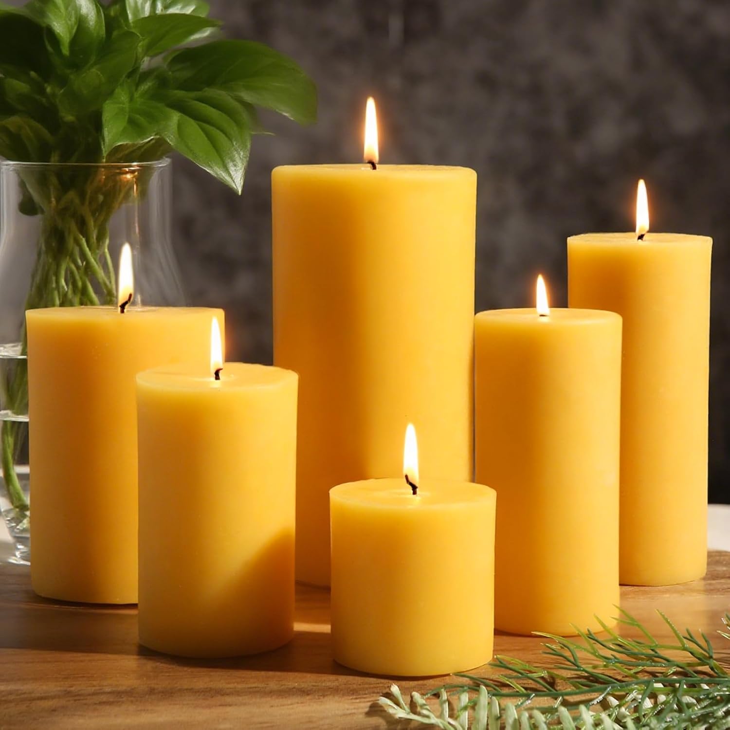 Bijenwaskaarsen Set van 6, Nie - Home Fragrance Non Toxic recensie en prijs